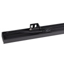 LED sieninis šviestuvas, pailgas, juodas, 9W, šalta balta šviesa