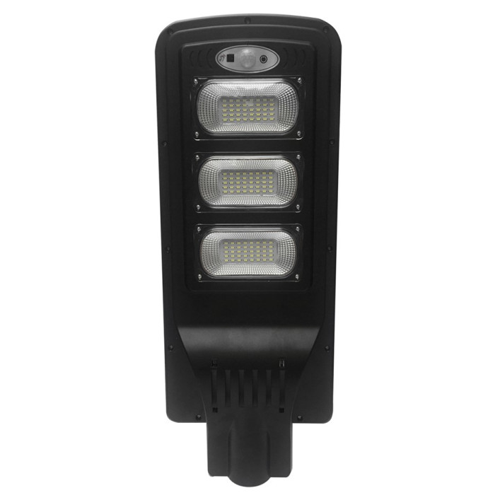 LED saulės gatvės šviestuvas, su baterija, 12W, šalta balta šviesa