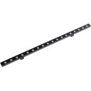 LED sieninis šviestuvas, pailgas, juodas, 18W, šalta balta šviesa