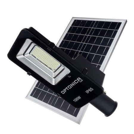 LED saulės gatvės šviestuvas, su baterija, 35W, šalta balta šviesa