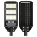 LED saulės gatvės šviestuvas, nuotolinis valdymas, 12W, šalta balta šviesa