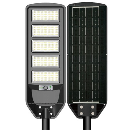 LED saulės gatvės šviestuvas, nuotolinis valdymas, 20W, šalta balta šviesa