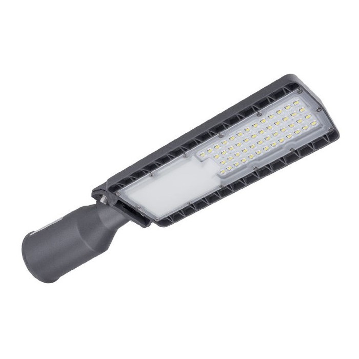 LED gatvės šviestuvas, su viršįtampio apsauga, 150Lm/W, 30W, šalta balta šviesa