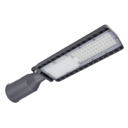 LED gatvės šviestuvas, su viršįtampio apsauga, 150Lm/W, 30W, šalta balta šviesa