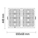LED stadiono prožektorius, 480W, šalta balta šviesa