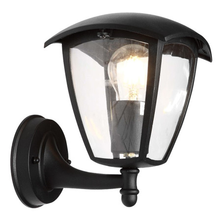 LED sieninis Up šviestuvas, matinis juodas