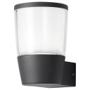 LED sieninis šviestuvas, juodas, 7W, šilta balta šviesa