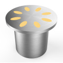 LED baseino sienos šviestuvas, 1W, RGB spalvos