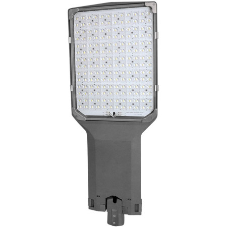 LED gatvės šviestuvas, reguliuojamas spindulys, NEMA lizdas, temdomas, 100W, šalta balta šviesa