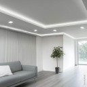 LED lubų šviestuvas, kvadratinis, gipsinis, kvadratinis