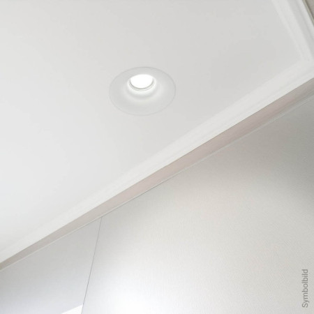 LED lubų šviestuvas, apvalus, gipsinis