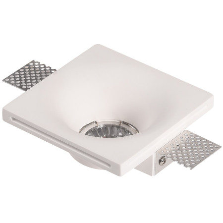 LED lubų šviestuvas, kvadratinis, gipsinis, apvalus