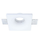 LED lubų šviestuvas, kvadratinis, gipsinis, apvalus