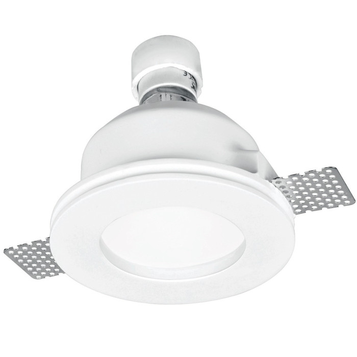 LED lubų šviestuvas, apvalus, plastikinis, matinis stiklas