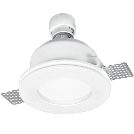 LED lubų šviestuvas, apvalus, plastikinis, matinis stiklas