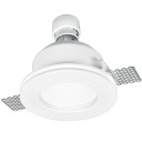 LED lubų šviestuvas, apvalus, plastikinis, matinis stiklas