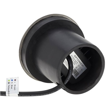 LED lauko taškinis šviestuvas, įmontuojamas, 3W, šalta balta šviesa