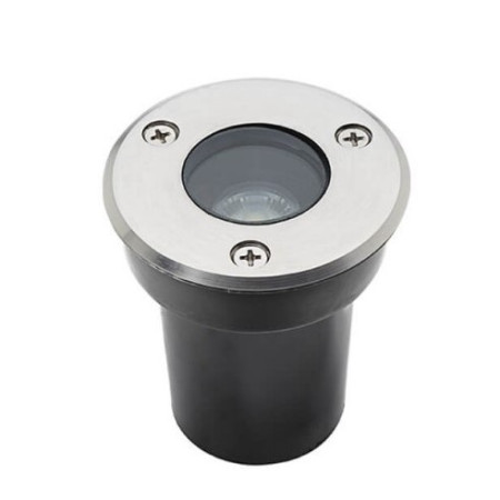 LED lauko taškinis šviestuvas, įmontuojamas, 1W, šalta balta šviesa