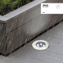 LED lauko taškinis šviestuvas, įmontuojamas, 5W, šalta balta šviesa