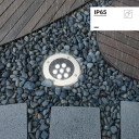 LED lauko taškinis šviestuvas, įmontuojamas, 7W, šalta balta šviesa