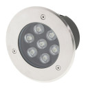 LED lauko taškinis šviestuvas, įmontuojamas, 7W, šilta balta šviesa