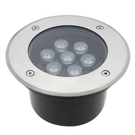 LED lauko taškinis šviestuvas, įmontuojamas, 7W, šilta balta šviesa