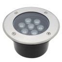 LED lauko taškinis šviestuvas, įmontuojamas, 7W, šilta balta šviesa