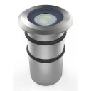 LED žemės paviršinis šviestuvas, nerūdyjantis plienas, 1W, šalta balta šviesa