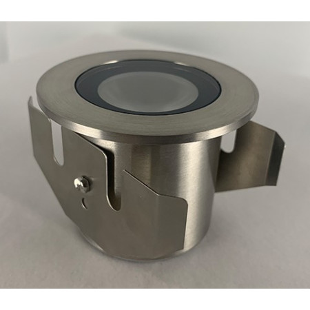 LED žemės paviršinis šviestuvas, su šešėliu, 1.3W, šalta balta šviesa