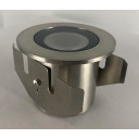 LED žemės paviršinis šviestuvas, su šešėliu, 1.3W, šalta balta šviesa