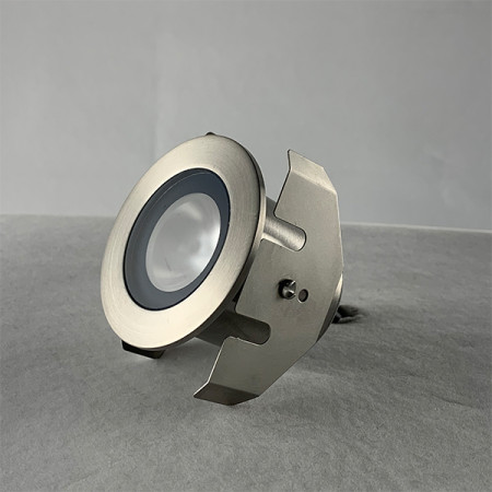 LED žemės paviršinis šviestuvas, su šešėliu, 1.3W, šilta balta šviesa