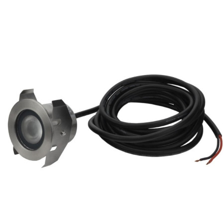 LED žemės paviršinis šviestuvas, su šešėliu, 1.3W, šilta balta šviesa