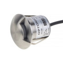 LED žemės paviršinis šviestuvas, nerūdyjantis plienas, 1 spindulys, 1.3W, šalta balta šviesa