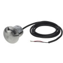 LED žemės paviršinis šviestuvas, nerūdyjantis plienas, 1 spindulys, 1.3W, šalta balta šviesa