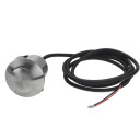 LED žemės paviršinis šviestuvas, nerūdyjantis plienas, 2 spinduliai, 1.3W, šilta balta šviesa