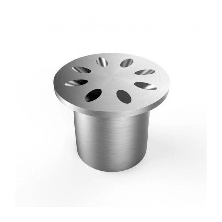 LED šviestuvas, mini, įleidžiamas, nerūdyjantis plienas, 1.3W, šilta balta šviesa