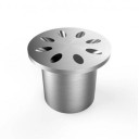 LED šviestuvas, mini, įleidžiamas, nerūdyjantis plienas, 1.3W, šilta balta šviesa