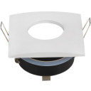 LED taškinis šviestuvas, IP65, kvadratinis, baltas, apskritimas