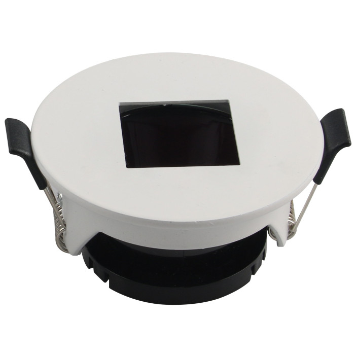 LED taškinis šviestuvas, apvalus, baltas, kvadratas