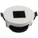 LED taškinis šviestuvas, apvalus, baltas, kvadratas