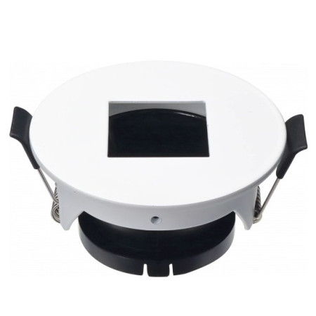 LED taškinis šviestuvas, apvalus, baltas, kvadratas