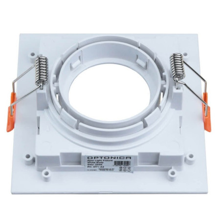 LED taškinis šviestuvas, kvadratinis, baltas, kvadratas