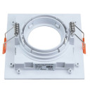 LED taškinis šviestuvas, kvadratinis, baltas, kvadratas