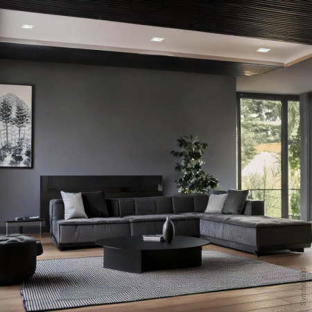 LED taškinis šviestuvas, kvadratinis, baltas, kvadratas