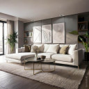 LED taškinis šviestuvas, kvadratinis, baltas/juodas, kvadratas