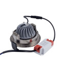 LED šviestuvas, apvalus, pasukamas, 8W, neutrali balta šviesa