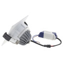 LED šviestuvas, kvadratinis, įmontuojamas, 8W, neutrali balta šviesa