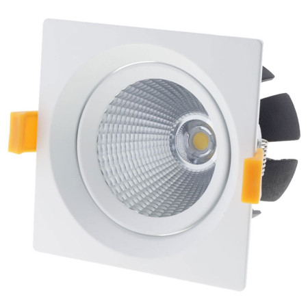 LED šviestuvas, kvadratinis, pasukamas, 20W, neutrali balta šviesa