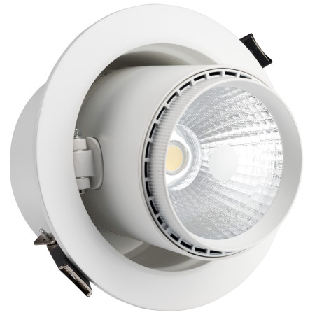 LED šviestuvas, apvalus, pasukamas, 35W, šalta balta šviesa