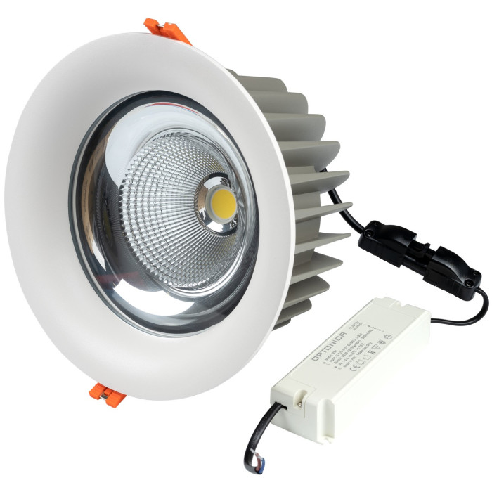 LED taškinis šviestuvas, TUV sertifikuotas, 60W, šalta balta šviesa